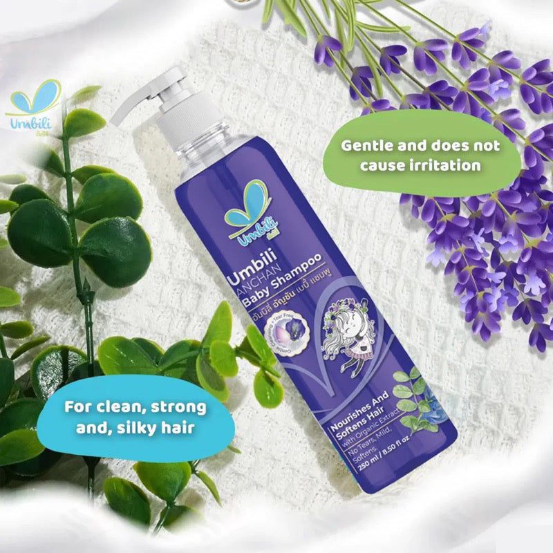 Umbili Anchan Baby Shampoo - Hair Growth Shampoo - Organic Tear-Free Formula