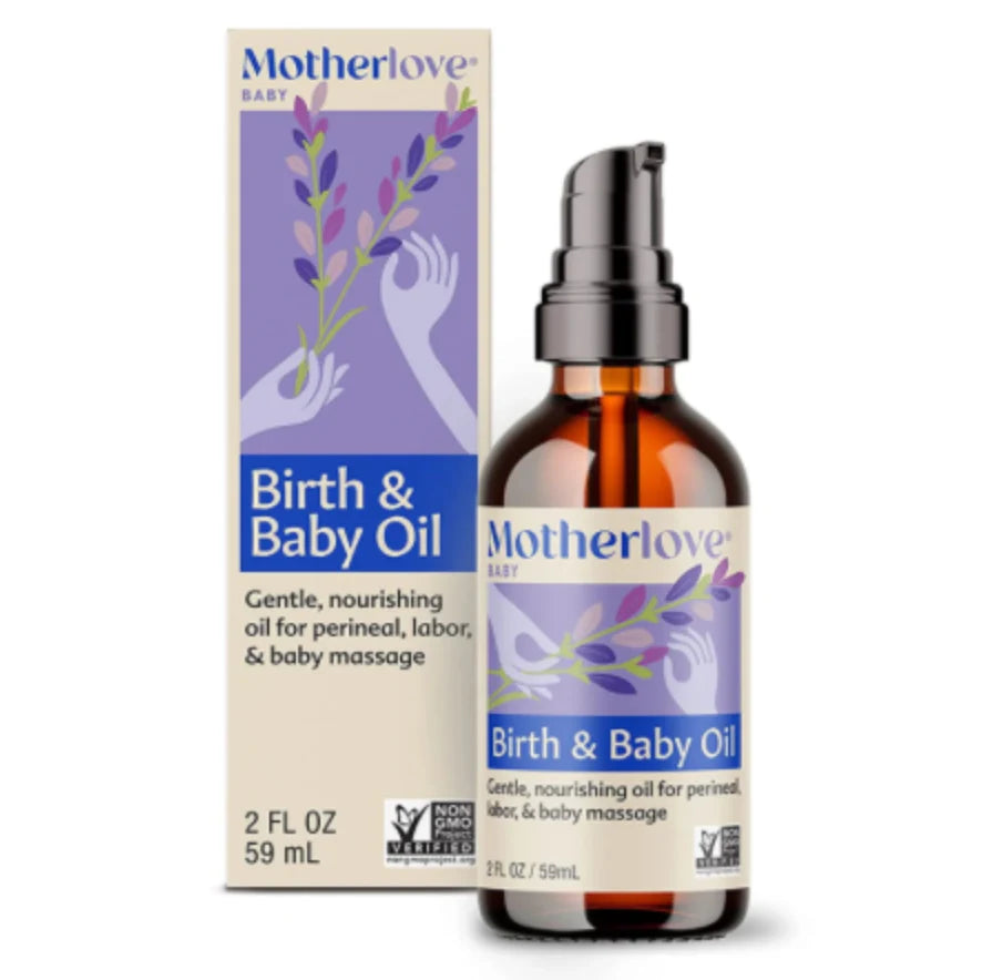 MOTHERLOVE- BIRTH & BABY OIL (2OZ)