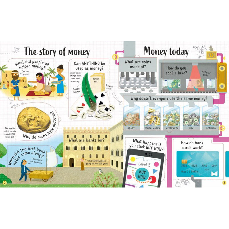 Usborne Lift the Flap Questions and Answers About Money