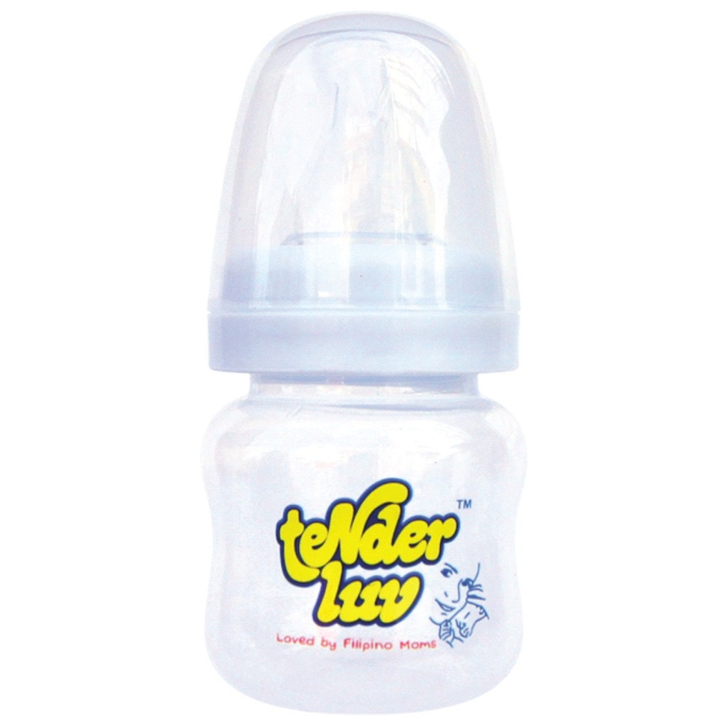 Tender Luv 2oz Standard Boot Shape Baby Feeding Bottle Set of 3