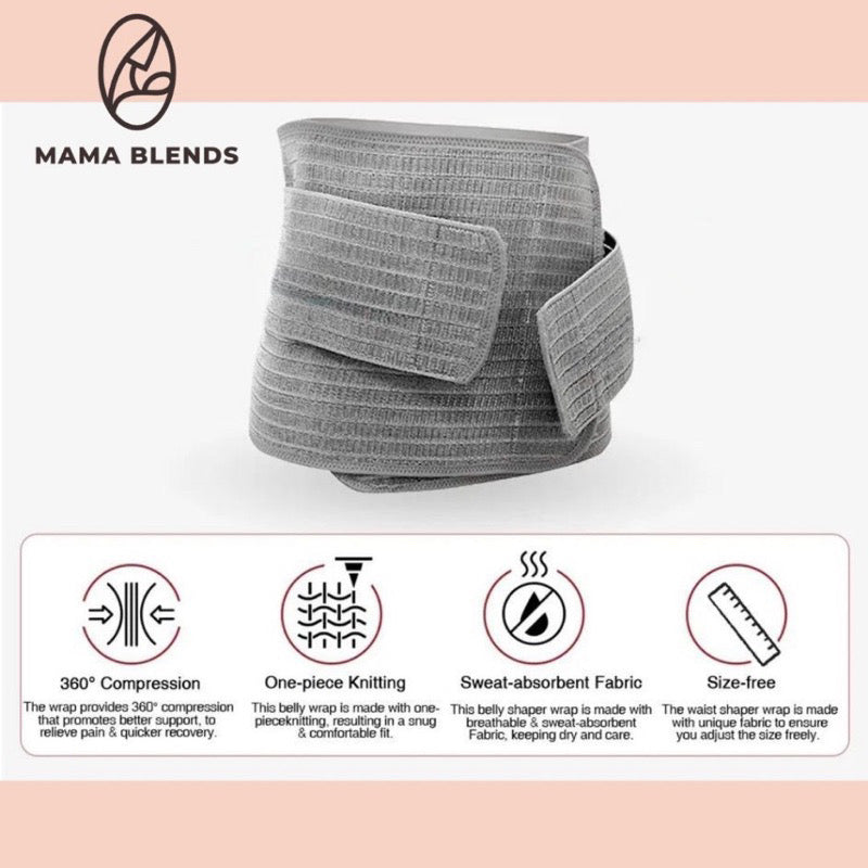 Mama Blends Postpartum Belly Binder Support Belt