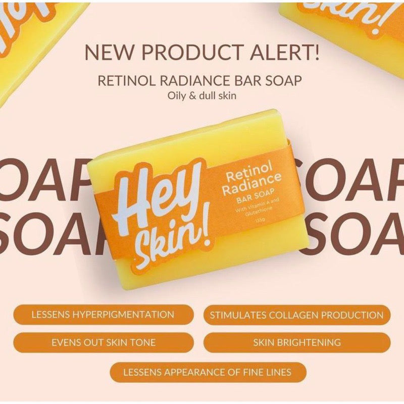 Hey Skin Retinol Radiance Bar Soap 135g