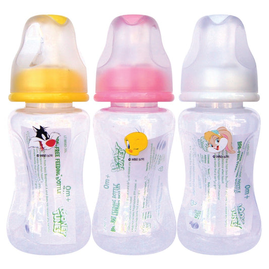 Tender Luv  Looney Tunes 5oz Streamline Baby Feeding Bottle 3pcs/pack