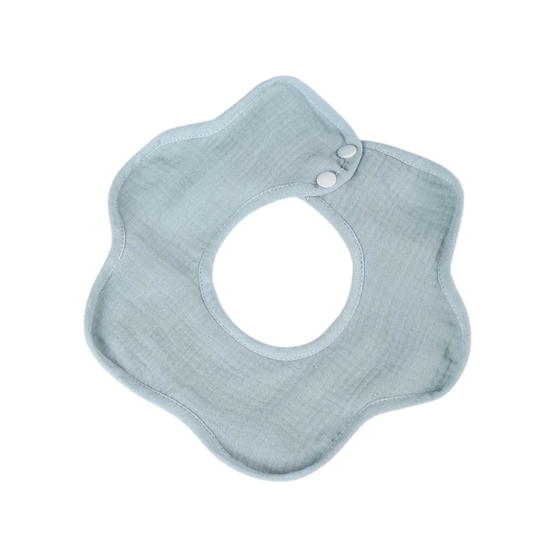 Bao Bei PH Coleen Pure Cotton Gauze Rotating Petal Bibs for Infant Newborn and Baby