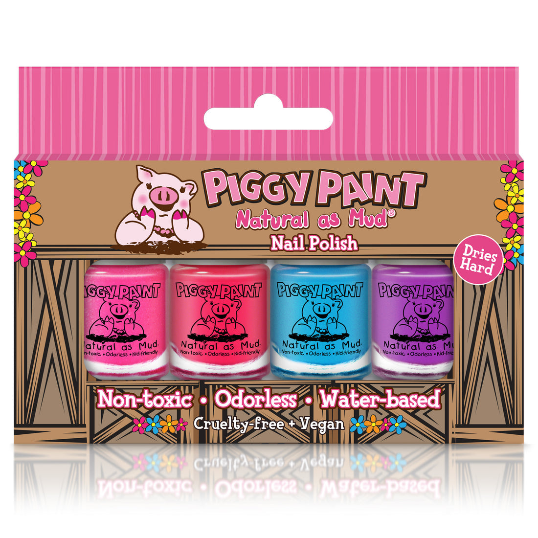 Piggy Paint Barn 4 Nail Polish Box Set