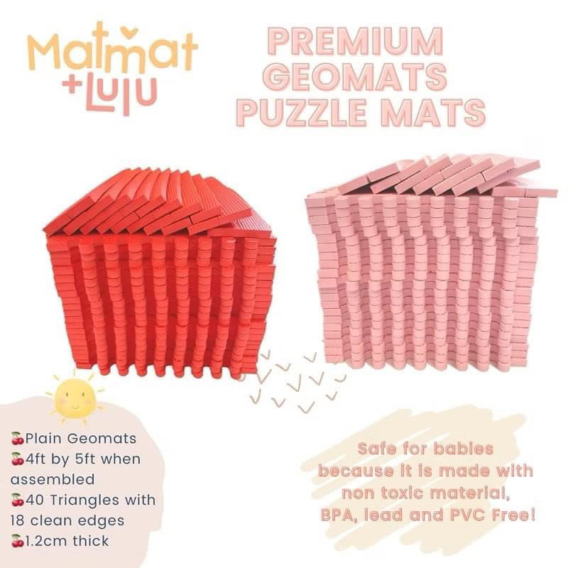 Matmat Lulu Premium Geomats Puzzle Mats