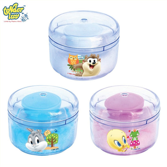 Tender Luv Looney Tunes Powder Case with Powder Puff Dispenser