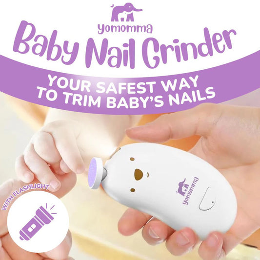 Yomomma Electric Nail File/Grinder with Light for Babies and Adult