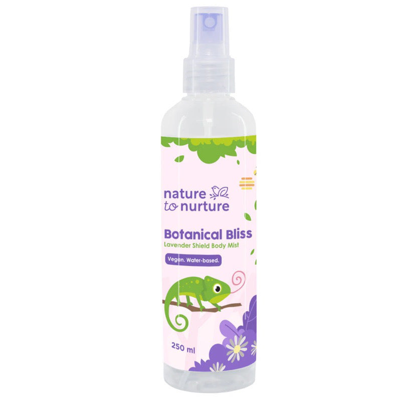 Nature to Nurture Botanical Bliss Lavender Shield Body Mist/Mosquito Repellent Spray