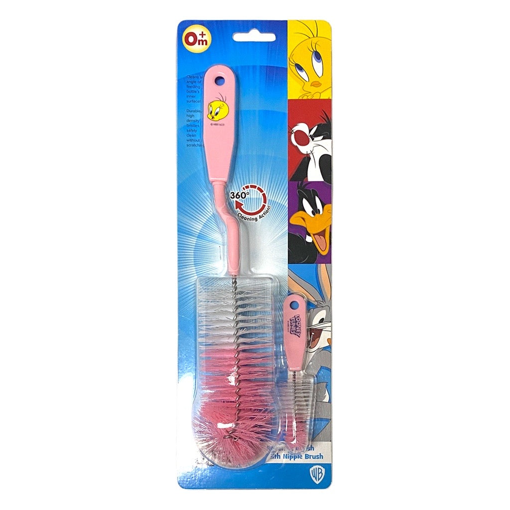 Tender Luv Looney Tunes Baby Rotating Cleaning Brush with Nipple Brush