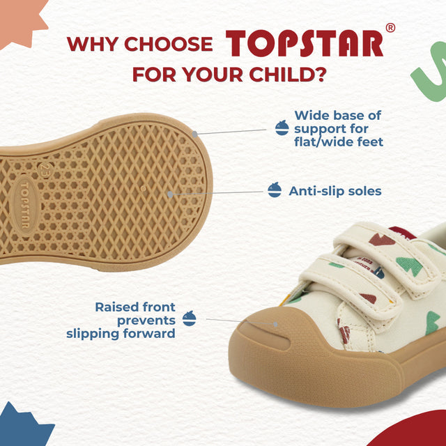 TOPSTAR ERGONOMIC KIDS CANVAS SHOES (SKU 1256)