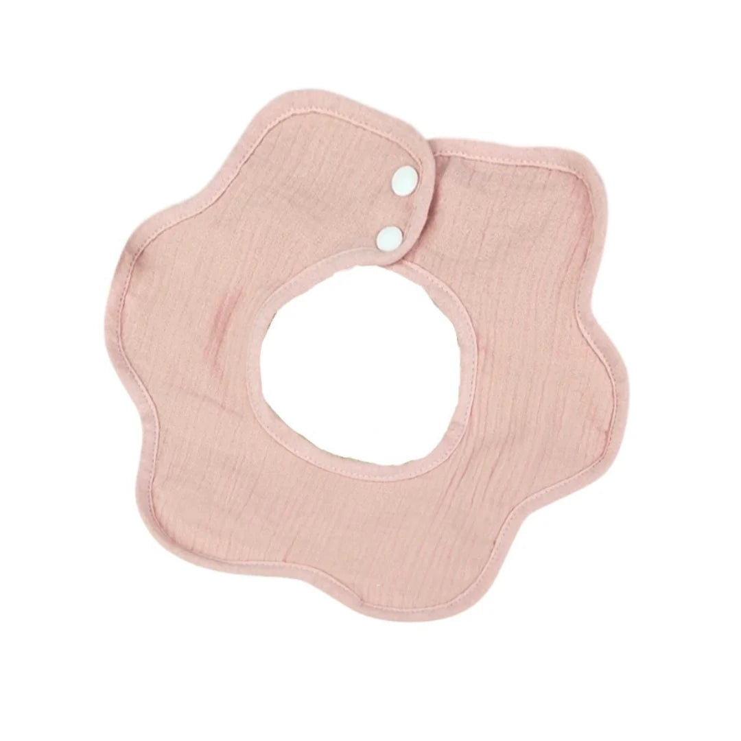 Bao Bei PH Coleen Pure Cotton Gauze Rotating Petal Bibs for Infant Newborn and Baby