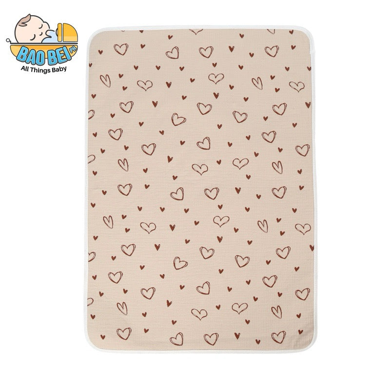 Bao Bei PH Jorge Medium Water Absorbent Diaper Changing Bedmat for Crib Bed Matress Protector