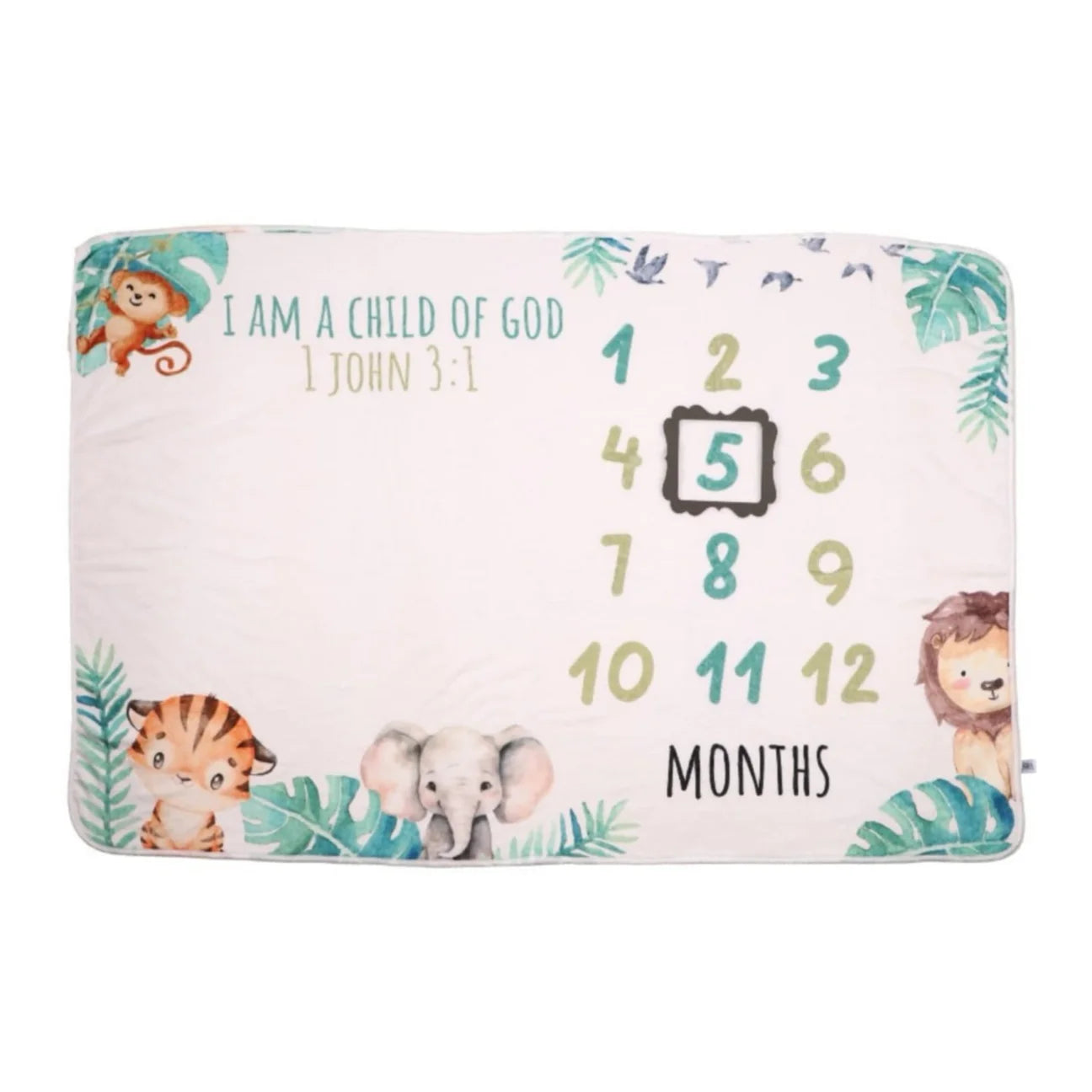 INFANTWAY GOD'S PROMISES MILESTONE BLANKET