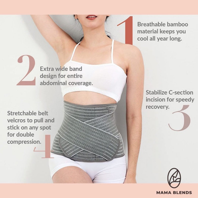 Mama Blends Postpartum Belly Binder Support Belt