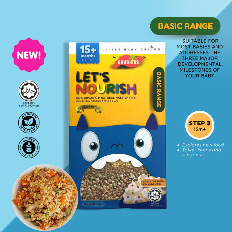 Little Baby Grains Basic Range: Let’s Nourish 15months+