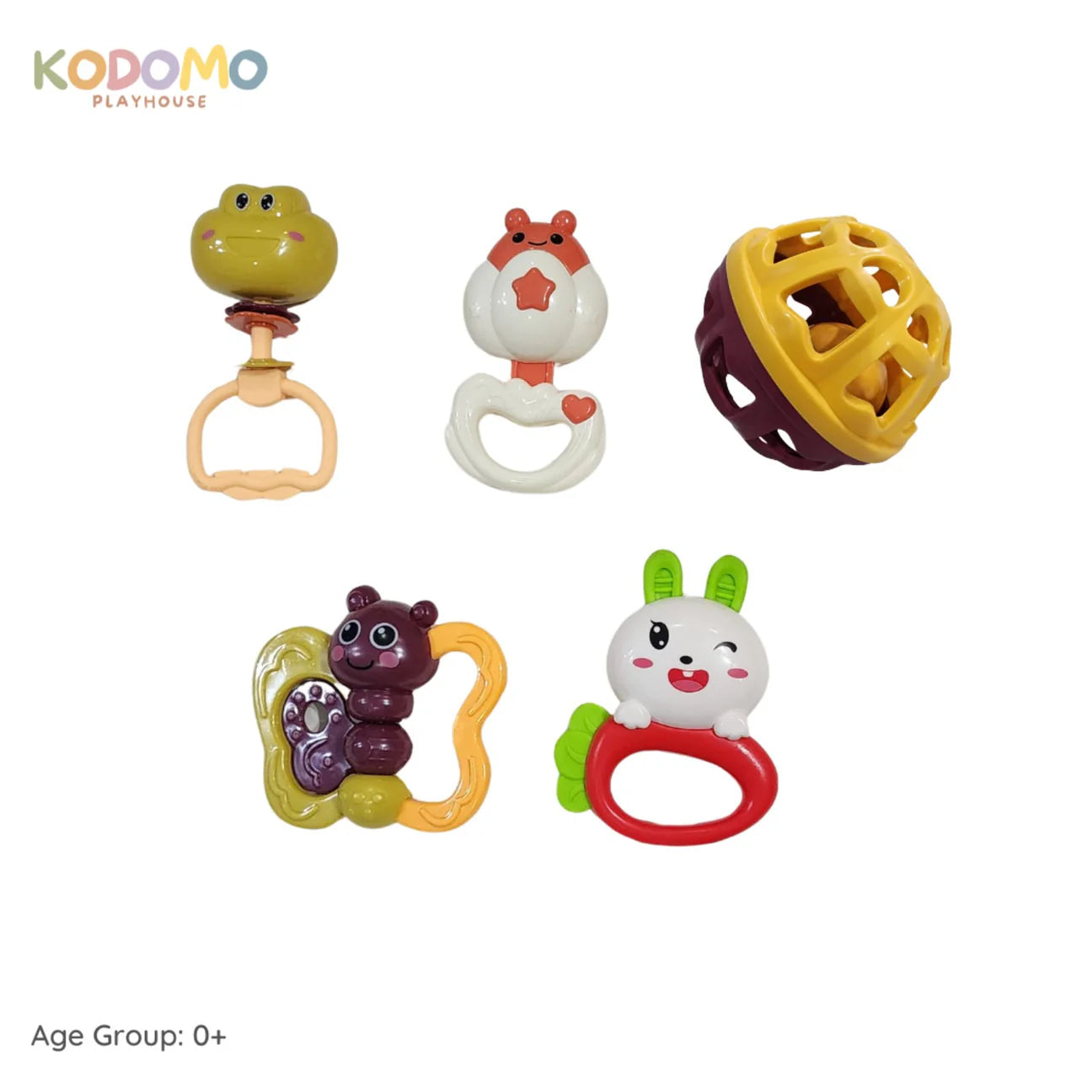 Kodomo Playhouse Baby Rattle Set