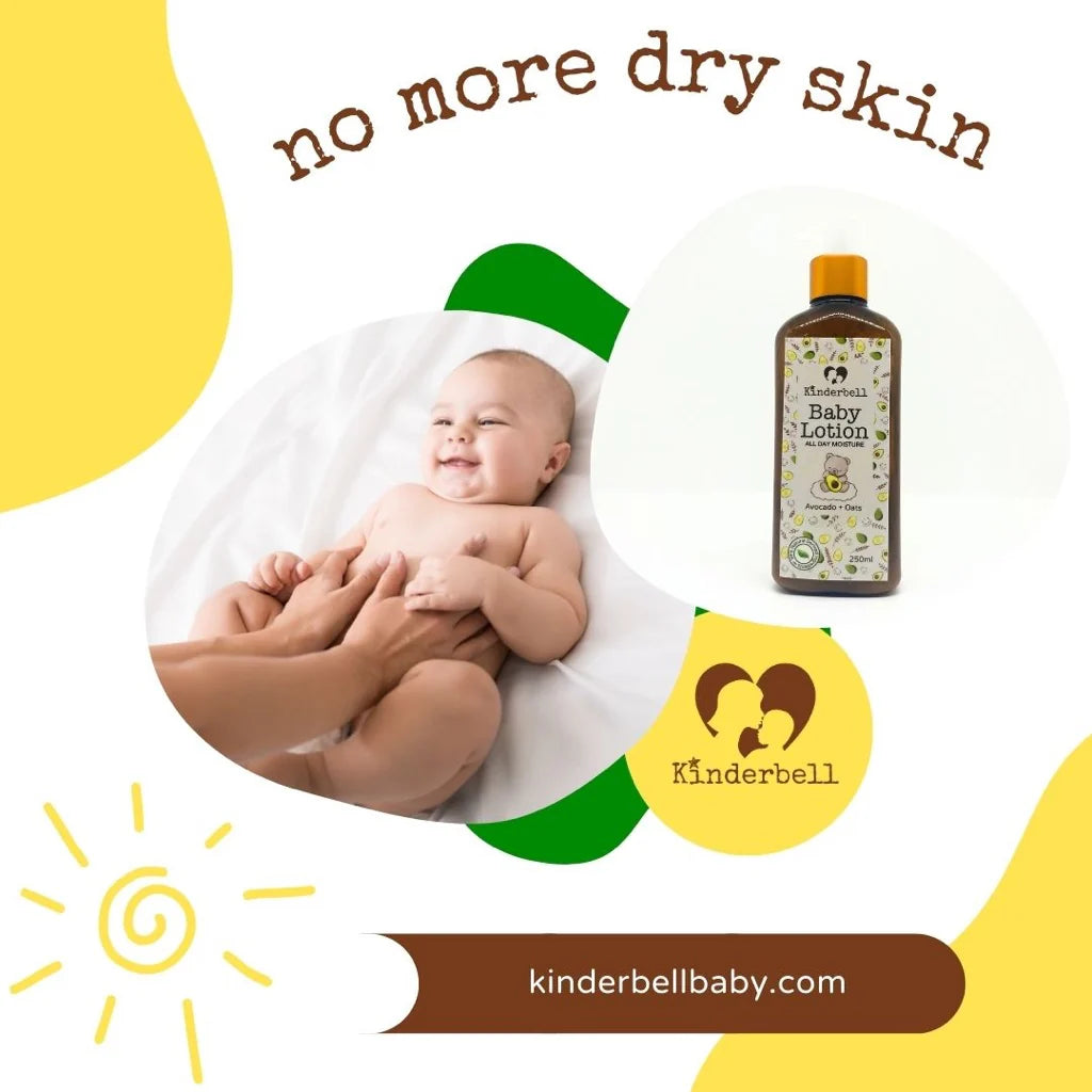 KINDERBELL BABY LOTION ALL DAY MOISTURE AVOCADO + OATS 250ML