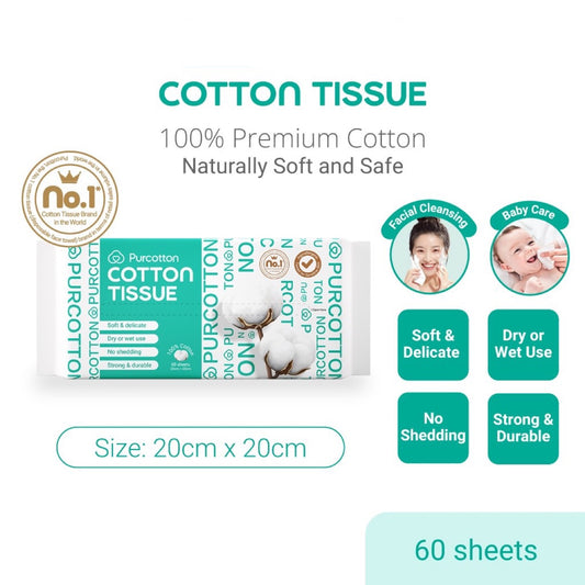 Purcotton Cotton Tissue 60s (20x20cm)