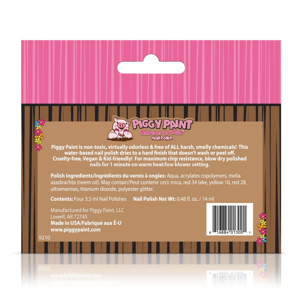 Piggy Paint Barn 4 Nail Polish Box Set