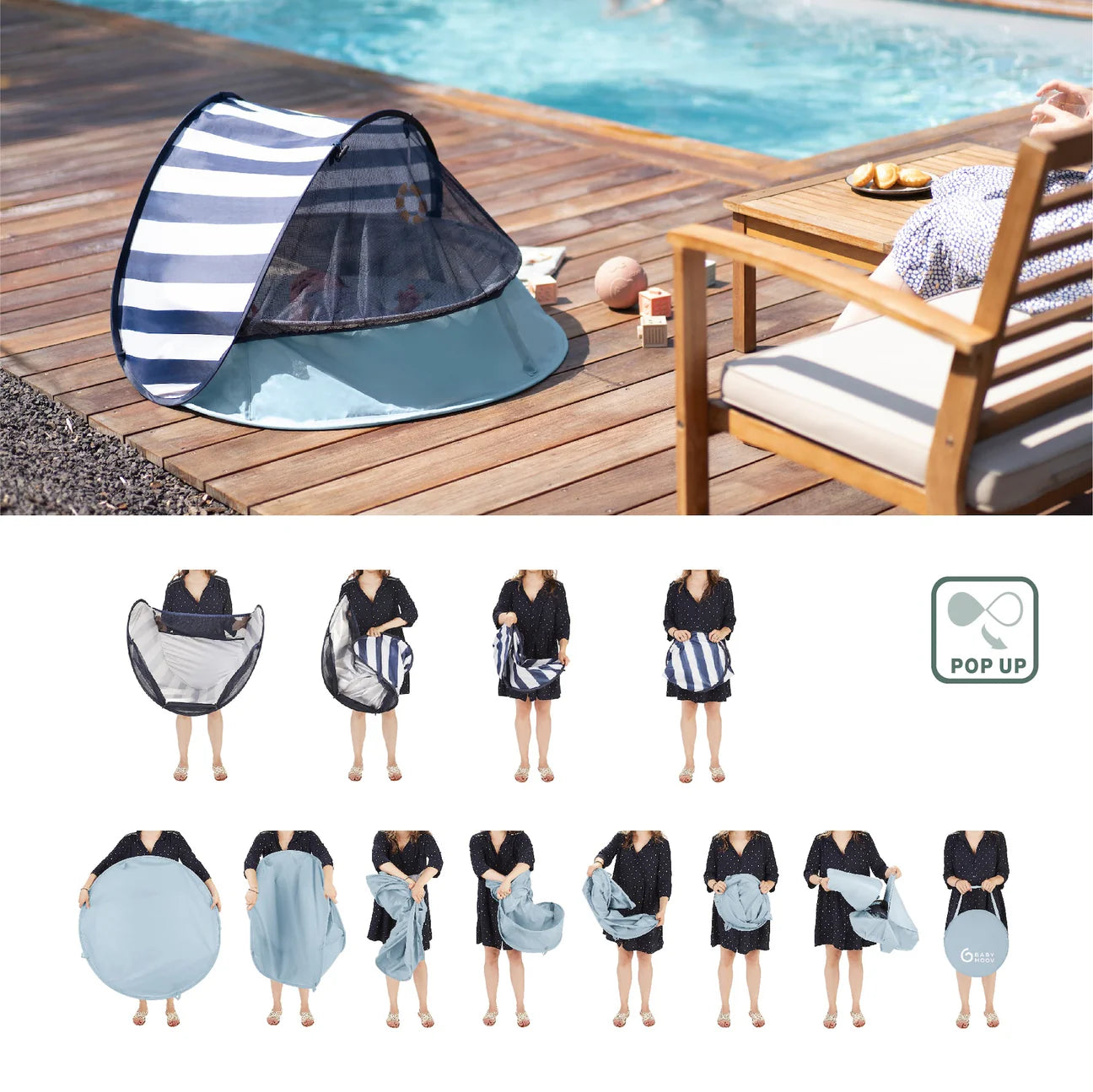 BABYMOOV AQUANI ANTI-UV SPF 50+ PLAYPEN & POOL