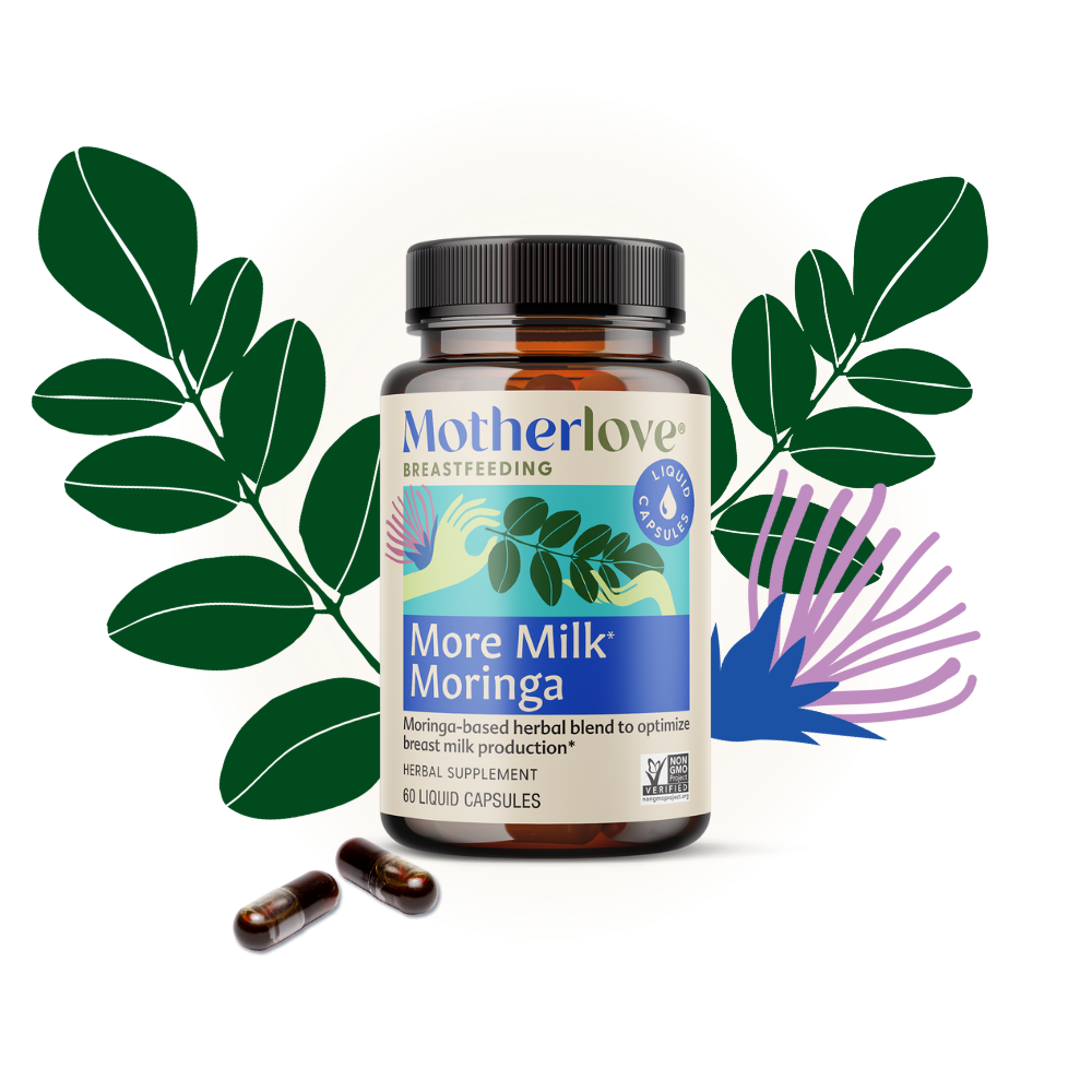 Motherlove More Milk® Moringa Liquid Capsules