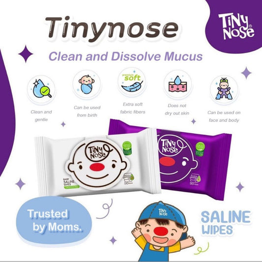 Tiny Nose Baby Saline Wipes