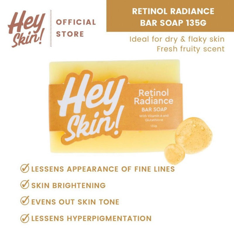 Hey Skin Retinol Radiance Bar Soap 135g