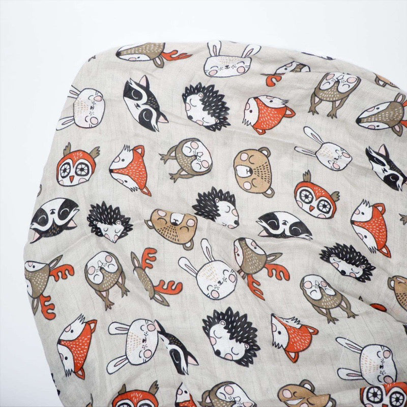 Matmat Lulu Swaddle Blanket, Nursing Cover, Burp cloth, Bath Towel, Cotton, bamboo cotton, lampin