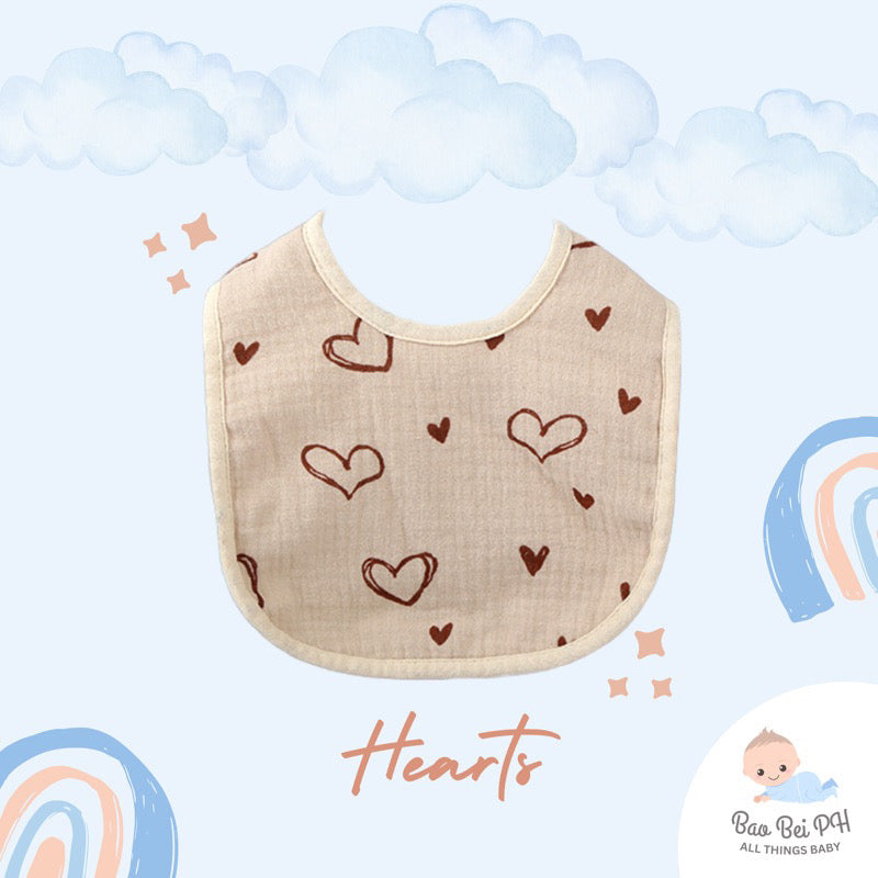 Bao Bei PH Jasmine Minky Bib U-shaped Drool Saliva Absorbent Soft Towel for Newborn Infant Toddler