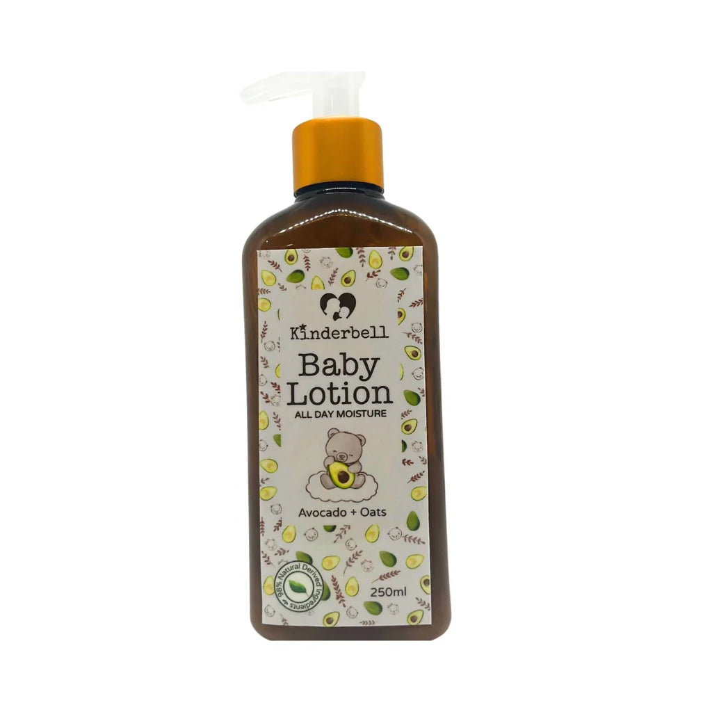 KINDERBELL BABY LOTION ALL DAY MOISTURE AVOCADO + OATS 250ML