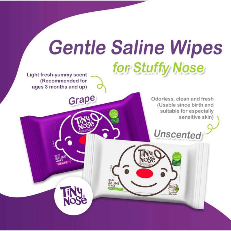 Tiny Nose Baby Saline Wipes