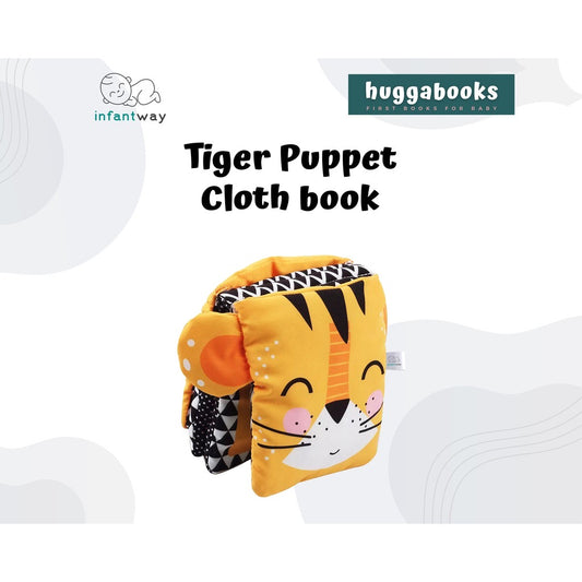 Infantway Huggabooks Tiger Puppet Cloth Book