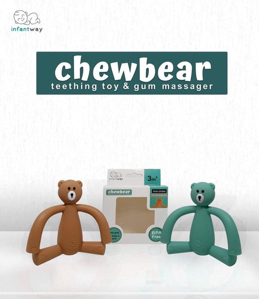 Infantway Chewbear Teething Toy and Gum Massager