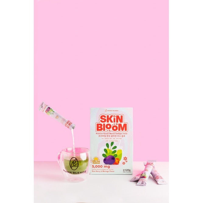 Mama Blends Skin Bloom Premium Marine Collagen Drink