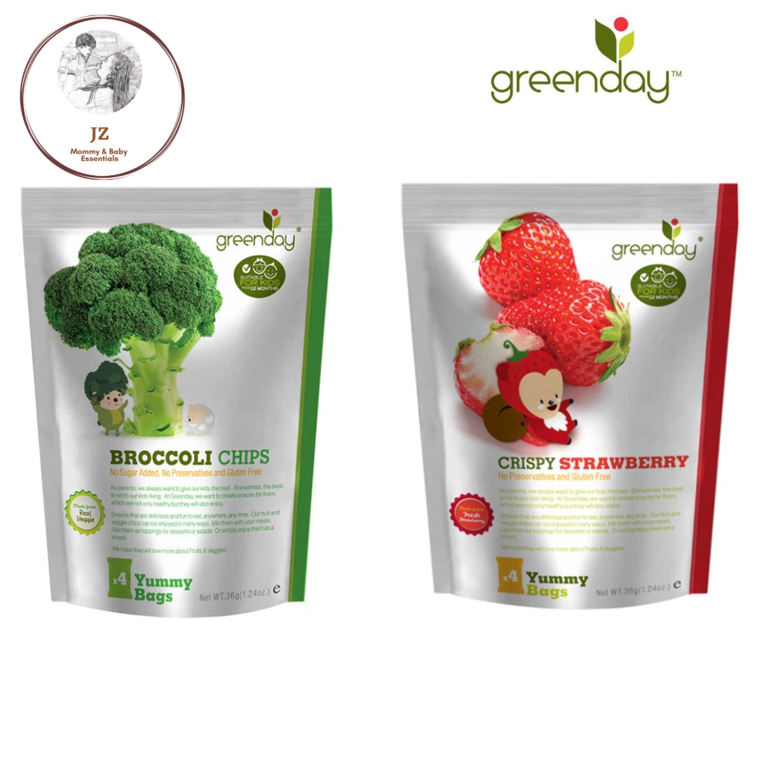 Greenday Kids Broccoli and Strawberry Chips