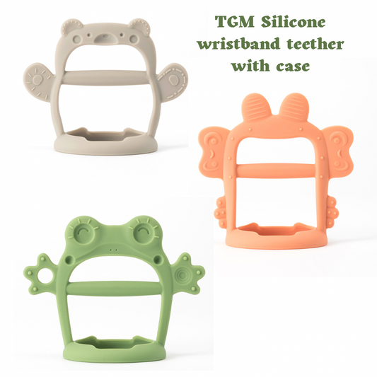 TGM Silicone Wristband Teether with Case