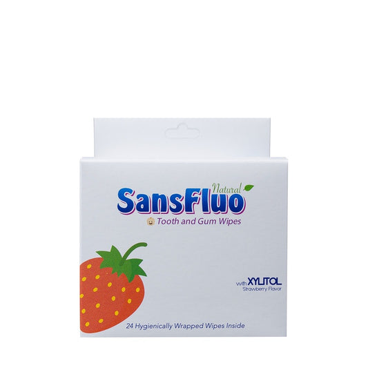 Sansfluo Natural Tooth & Gum Wipes 24’s