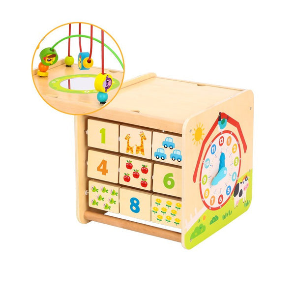 Tooky Toy Play Cube Centre Farm