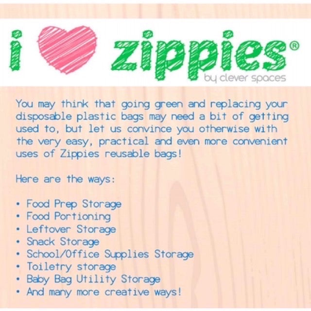 Zippies Reusable Storage Bag