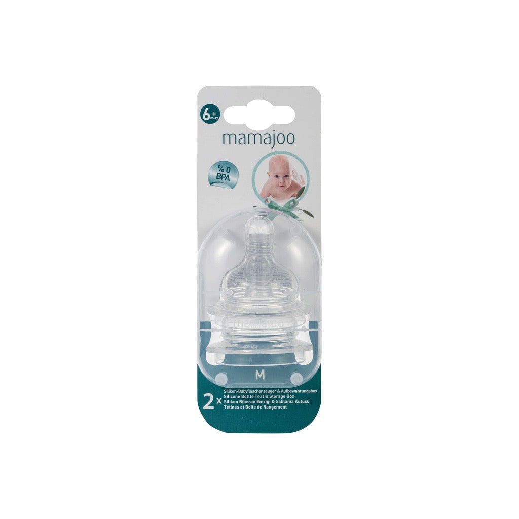 Mamajoo Twin Silicone Bottle Teats