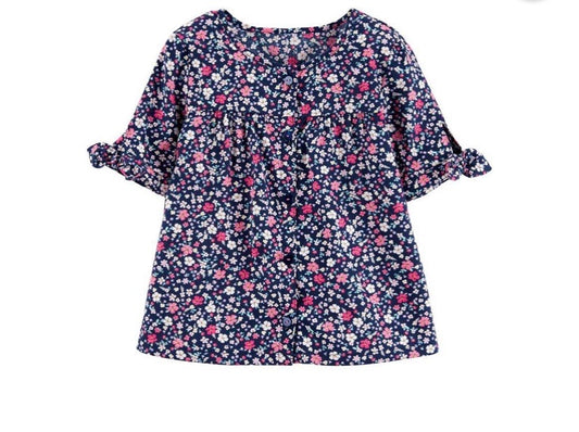 Carters Floral Sateen Top Size 3T