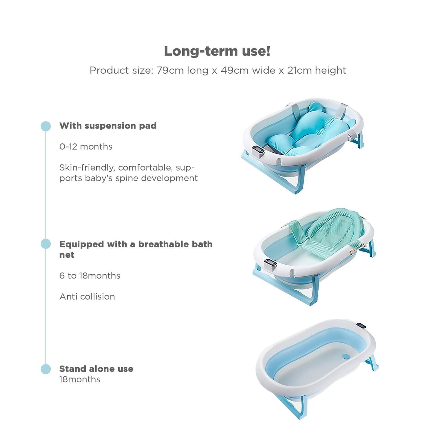 Babybee Collapsible Bathtub