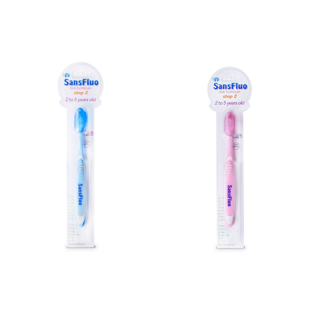 Sansfluo Kids Toothbrush 2-5years old