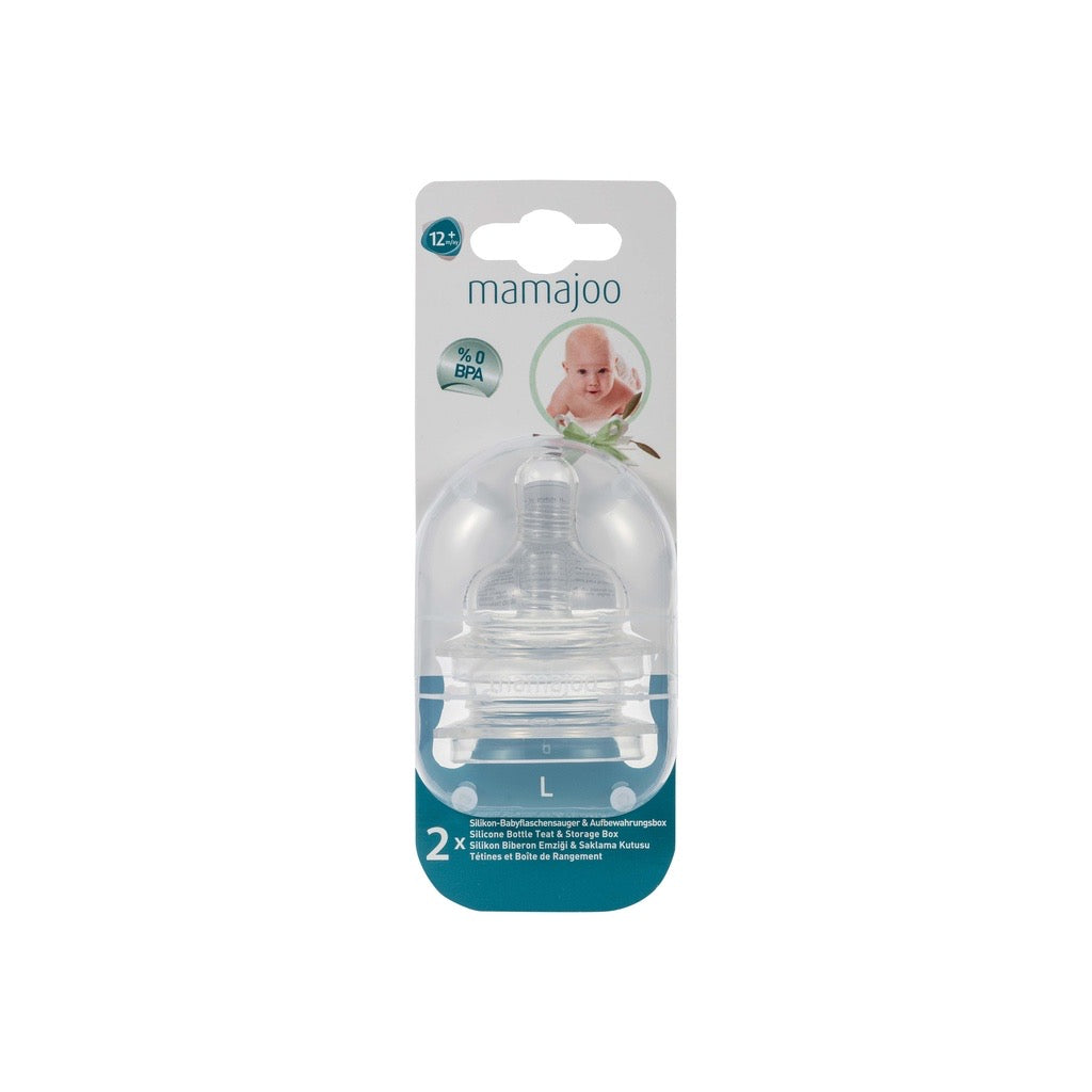 Mamajoo Twin Silicone Bottle Teats