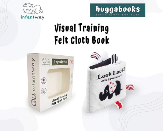 Infantway Visual Training Felt Cloth Book