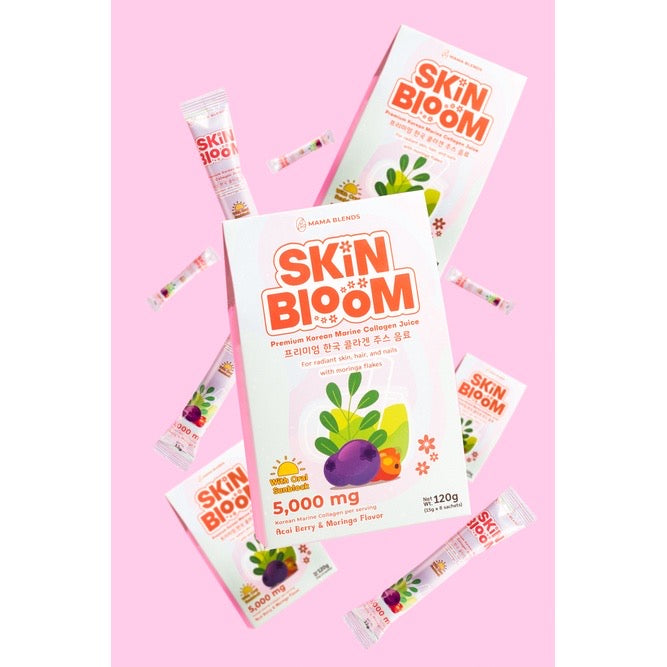 Mama Blends Skin Bloom Premium Marine Collagen Drink