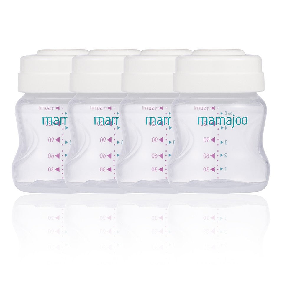 Mamajoo PP Breastmilk/Baby Food Container 4x150ml