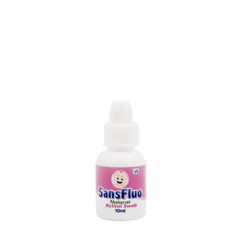 Sansfluo Natural Xylitol Swab Solution 10ml